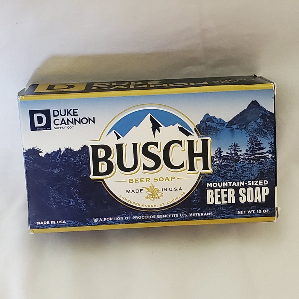 Busch Beer Soap Duke Cannon Supply Co Mountain Sized